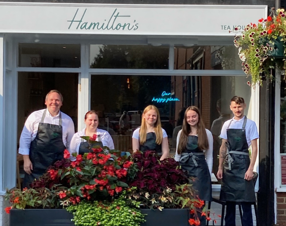 Hamilton's Tea House team